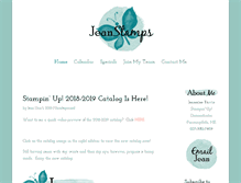 Tablet Screenshot of jeanstamps.com